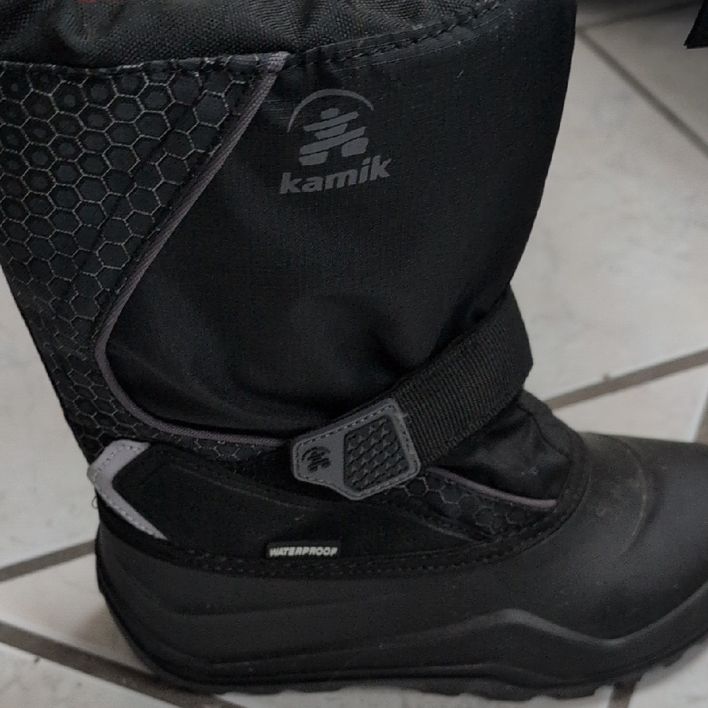 Kamik Kids Black Waterproof Boots